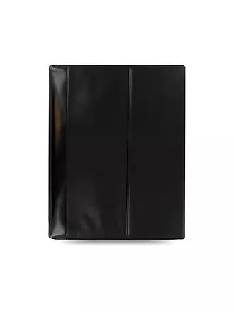 FILOFAX | A4-Mappe aus Nappaleder mit Reißverschluss und abnehmbaren Ringen Schwarz | 